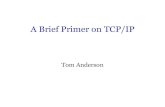 A Brief Primer on TCP/IP - University of Washingtoncourses.cs.washington.edu/.../other_for_site/tcpip.pdf · TCP & IP RFC 793 & 791 1977 MAIL RFC 733 1984 DNS RFC 883 1986 NNTP RFC