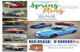 Saturday, March 24th, 2018 - Copperstate Mustang Club Fling 2018 Flyer.pdfCOPPERSTATE MUSTANG CLUB PRESENTS THE SPRING FLING CAR SHOW! Saturday, March 24th, 2018 Registration & Parking: