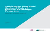 Australian and New Zealand Paired Kidney Exchange Program...Protocol 1: National Protocol 2 Introduction The Australian and New Zealand Paired Kidney Exchange (ANZKX) Program is a