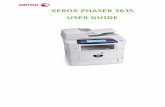 Xerox PHASER 3635 User Guideucop.edu/building-administrative-services/_files/...your local Xerox Service Department to arrange relocation of the copier to a location outside of your