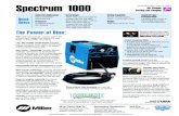 Miller Spectrum 1000 Specifications - One Source · 2 days ago · Air Plasma Cutting and Gouging Spectrum ® 1000 Air Plasma Cutting and Gouging Issued April 2008 † Index No. PC/8.0