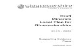 Draft Minerals Local Plan for Gloucestershire · the Draft Minerals Local Plan for Gloucestershire (2018-2032)5. A detailed analysis of national policy and evolving government guidance