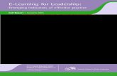 E-Learning for Leadership: PHOTO REDACTED DUE TO THIRD ... · Exploring the idea of effective practice in e-learning for leadership When the different elements of effective practice,