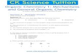 Organic Chemistry 1: Mechanisms and General Organic Chemistry · 7/21/2020  · Organic Chemistry 1: Mechanisms and General Organic Chemistry All answers and explanations will be
