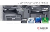 Multifunction Devices & Business Applications€¦ · Colour multifunction Devices tashe t Kalfa line of colour and monochrome mFDs are the pinnacle of document imaging because each