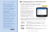 MotoScan Android - smart scanner app for handheld terminals · 2019. 11. 13. · Android is an app made explicitly for data capture tasks. It supports the integrated scanners in Zebra/Symbol