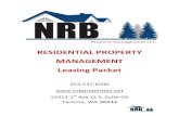RESIDENTIAL PROPERTY MANAGEMENT Leasing Packetm.b5z.net/i/u/10028418/f/Leasing_Packet.pdfRESIDENTIAL PROPERTY MANAGEMENT Leasing Packet 253.537.6500 15413 1st Ave Ct S, Suite G6 Tacoma,