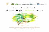 FINALE Festa degli alberi 2019 - Fondazione Villa Ghigi · Nel Parco Villa Ghigi ci sono almeno 120 specie di piante legnose censite e di queste oltre la metà sono alberi: grandi