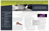 FEBRUARY ISSUE 2012 PROFESSIONAL RESOURCE CENTRE The ... · FEBRUARY ISSUE 2012 PROFESSIONAL RESOURCE CENTRE Professional A Newsletter for the Early Learning and Care Professional,