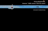 Astro 320 med T5/T5 mini - Garmin International | Home · 2020. 5. 8. · 3. Sett på batteridekselet igjen, og vri D-ringen med klokken. 4. Hold nede . 5. Velg Oppsett > System >