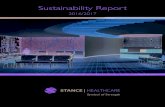 Sustainability Report - Stance Healthcare · 2019. 2. 7. · Our 2016/2017 Sustainability Report contains Standard . Disclosures and Performance Indicators from the Global Reporting