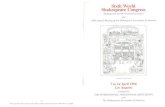 Sixth World Shakespeare Congress · 3.45-5.18 p.m. King Lear France 1987. 6 INTERNATIONAL SHAKESPEARE ASSOCIATION CONGRESS OPTIONAL TOUR PROGRAM April 9-13, 1996 Sponsored by Spectrum