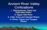 Ancient River Valley Civilizations - Steilacoom ... Ancient River Valley Civilizations 1. Mesopotamia: Tigris and Euphrates Rivers 2. Egypt: Nile River 3. India: Indus and Ganges Rivers
