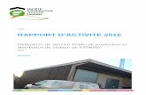 RAPPORT D’ACTIVITE 2016 - Saint-Étienne Métropole · 05/2016 rapport d’activite 2016 Le tableau suivant présente les DJU sur la période du er01 janvier au 20 mai et du 1 octobre