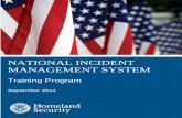 NATIONAL INCIDENT MANAGEMENT SYSTEM - Californiatemp.caloes.ca.gov/CaliforniaSpecializedTraining... · 2019. 6. 17. · o State, tribal, and local government emergency management