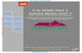 F.Sc Math Part 1 Solved Notes Unit 7 - StudyNowPK.COM...Solved Notes Unit 7 . Chapter 7: Permutation, Combination and Probab Solved Notes. Complete, Comprehensive and Easy to Understand