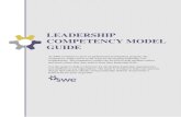 LEADERSHIP COMPETENCY MODEL GUIDE · 2019. 7. 25. · SWE: Leadership Competency Model Guide 3 COMPETENCY ORGANIZATION ABOUT The key to using this guide is to identify the right development