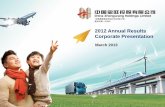 2012 Annual Results Corporate Presentationen.zhongwang.com/upload/file/2017/03/15/660cfb4d9de...2017/03/15  · 4 Industrial extrusion 83.2% Deep processed products 7.1% Construction