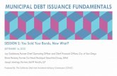 MUNICIPAL DEBT ISSUANCE FUNDAMENTALS · 2020-09-09  · Pre-Issuance Selection of Financing Team Debt Structure ... Party Key Provisions Pricing Information: Representation & Warranties