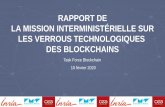 RAPPORT DE LA MISSION INTERMINISTÉRIELLE SUR LES …Publication d’Ethereum Intérêt d’autres secteurs ... Programmable on 12. ... de la blockchain • Recherche « peu payée