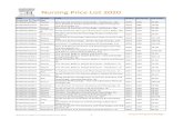 Nursing Price List 2020 - elsevier.com...9788131252178 Kaushik Quick Review Series for B.Sc. Nursing: 2nd Year, 1e 2018 INR 950.00 9788131249147 Silvestri Saunder's Q&A Review for