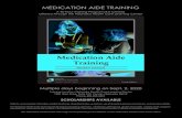 Medication Aide Training · The Medication Aide Training Manual (Fourth Edition), published by the Nebraska Health Care Association, is required for those registering for the Medication