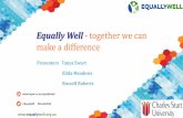Equally Well - together we can make a difference€¦ · Equally Well - together we can make a difference #EquallyWell . Level Health The Facts: People who experience mental health