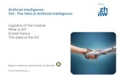 Artificial Intelligence V01: The field of Artificial ... · SW Topic Lecture Lab AIMA Winti ZH 1 Introduction Welcome & P01: Esoteric AI Will be discussed during lecture time - 18.09.