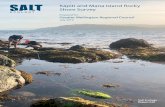 Kāpiti and Mana Island rocky shore survey · rocky shore assemblage from the site inside the Kāpiti marine reserve was appreciably different biologically to the other sites sampled,