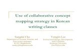Use of collaborative concept mapping strategy in Korean ... · 2 The research aims at examining the use of concept mapping strategy in Korean language writing classes The concept