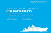 EXPEDITION PROGRAMME PS109 Polarstern - AWIof the 79° North Glacier using an autonomous underwater vehicle and unmanned aerial vehicles 14 4. Stable noble-gas isotopes (3He, 4He,