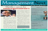 Management Next September Issue amanagementnext.com/pdf/2006/MN_Sep_2006.pdf · Excerpts from Narayana Ranganath IyengarMurthy's speech at IIMB recently. Mr. Murthy was Ernst & Young's