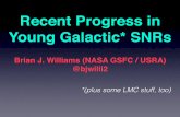 Recent Progress in Young Galactic* SNRssnr2016.astro.noa.gr/wp-content/uploads/2016/07/S1.1_BWilliams.pdf · surrounding ISM, found evidence of density gradient. Reynoso et al. 1997,