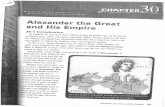 EVWRKKONL1-20170404004 · PDF file Alexander the Great died at the age of 33, leaving behind an empire that soon crumbled. 30.9 The Empire Crumbles By 324 B.C.E., Alexander's armies
