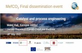 MefCO Final dissemination event€¦ · Distribution of basic sites - Alkali earth metals i.e. Ca, Mg, Sr and Ba Copper metallic phase –Calcination temperature, Ultrasonic, Hydrothermal