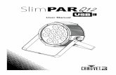 SlimPAR Q12 USB User Manual Rev. 2 - CHAUVET DJ€¦ · AC Power The SlimPAR Q12 USB has an auto-ranging power supply and it can work with an input voltage range of 100to 240 VAC,