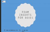 Make Your Own foam inserts for boxes With free Shipping Texas