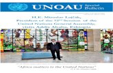 UNOAU Bulletin · 4 UNOAU Special Bulletin : February 28 March 1, 2018 UNOAU Special Bulletin: February 28 March 1, 2018 5 President Lajčák at the African Union Commission The President