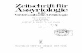 Zeitschrift für Assyriologie - COnnecting REpositories · Kommentar: Zur Lesung des Götternamens Irhan s. M. Kreber nik, Beschwörungen 298-300, und G. J. P. McEwan, Or. 52 (1983)