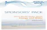 SponSorS’ pack - Stockholm International Water Institute€¦ · highlight the week. They provide great opportunities to mix business with pleasure and build quality contacts with
