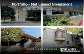 BAY AREA ORAL SURGERY MANAGEMENT LLC ... Net Leased Investment | Property Summary 5 Net Leased Investment ADDRESS 150 Admiral Callaghan Ln., Ste. A Vallejo CA 94591 UNIT SF 2,593 SF