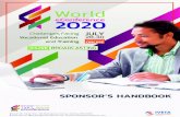World 2020eConference · 2020. 5. 1. · (Facebook, Twitter, Instagram and Linkedin) Acknowledgement announcement at the opening and closing ceremonies eConference pass for 1 representative