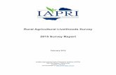 Rural Agricultural Livelihoods Survey 2015 Survey Report · iii Main Authors Antony Chapoto, Research Director. Olipa Zulu-Mbata, Research Assistant. Other Contributors Margaret Beaver,