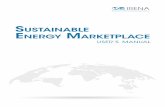 Sustainable Energy Marketplace: User's Manualcaribbean.marketplace.irena.org/Documents/Marketplace... · 2017. 2. 5. · IRENA’s Sustainable Energy Marketplace (marketplace.irena.org)