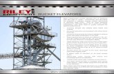 BUCKET ELEVATORs - Riley Equipment · BUCKET ELEVATORs Riley Equipment’s bucket elevator line is designed with the user in mind— commercial and farm-duty are available in painted,