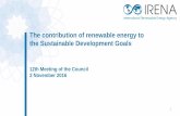 The contribution of renewable energy to the Sustainable ...remember.irena.org/sites/Documents/Shared Documents...Renewables and Sustainable Growth Economic Benefits. 9 REthinking Energy