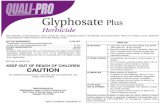 56835 Glyphosate Plus Bklt · 2018. 3. 20. · 56835 Glyphosate Plus Bklt 9/23/11 7:08 AM Page 3. 4 Reduced results may also occur when treating weeds heavily covered with dust. Cultural
