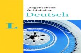 Langenscheidt Verbtabellen Deutsch€¦ · benutzerfreundlichen Langenscheidt Verbtabellen Deutsch bekommen Sie einen guten Überblick über die wich-tigsten Verben, ihre Grammatik