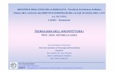TECNOLOGIA DELL’ARCHITETTURA I · 2012. 2. 7. · FONOASSORBENTI. Prof. Antonella GUIDA Università della Basilicata ... • Pannelli vibranti. L’ isolamento acustico tra due