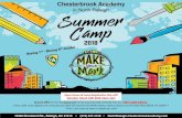 Chesterbrook Academy...big ideas and we want to see them in action. Invention Convention will focus on brainstorming, designing and sharing invention ideas. Chesterbrook Academy Summer